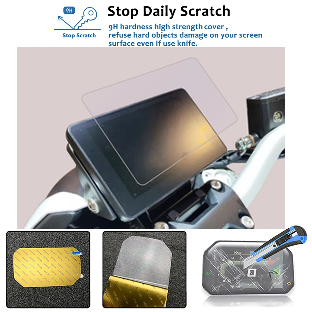 For Benelli Leoncino250 Leoncino 250 BJ BJ250 Motorcycle Accessories Cluster Scratch Protection Film Screen Protector Dashboard motorcycle screen protector