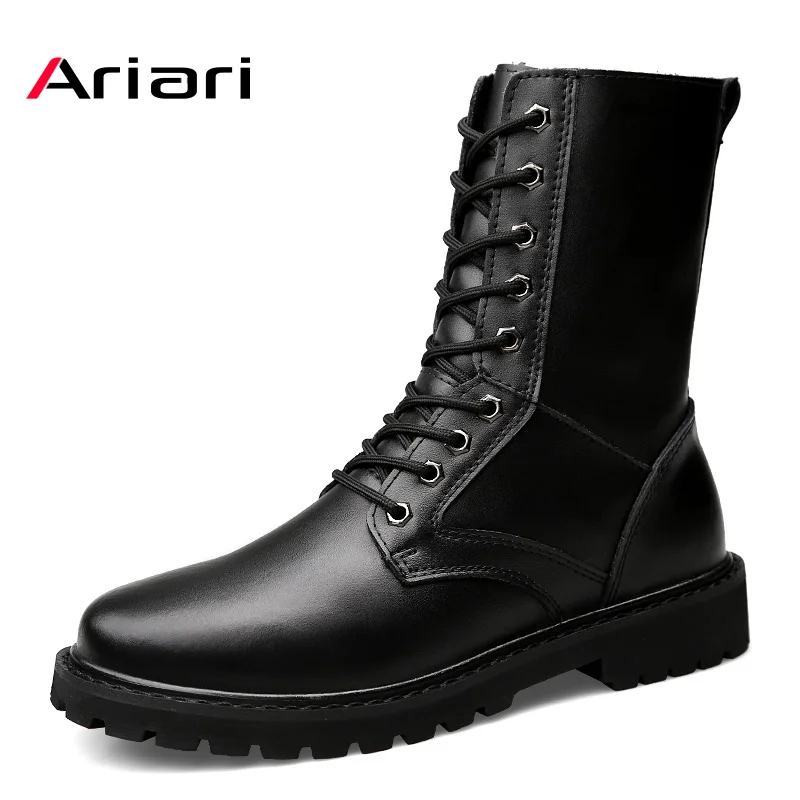 Male black combat boots Clearance