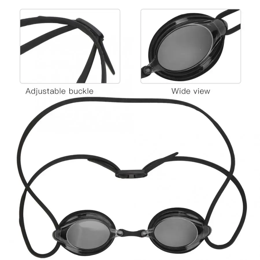 Swimming Goggles Adults Waterproof Training PC Double Anti-fog Coating