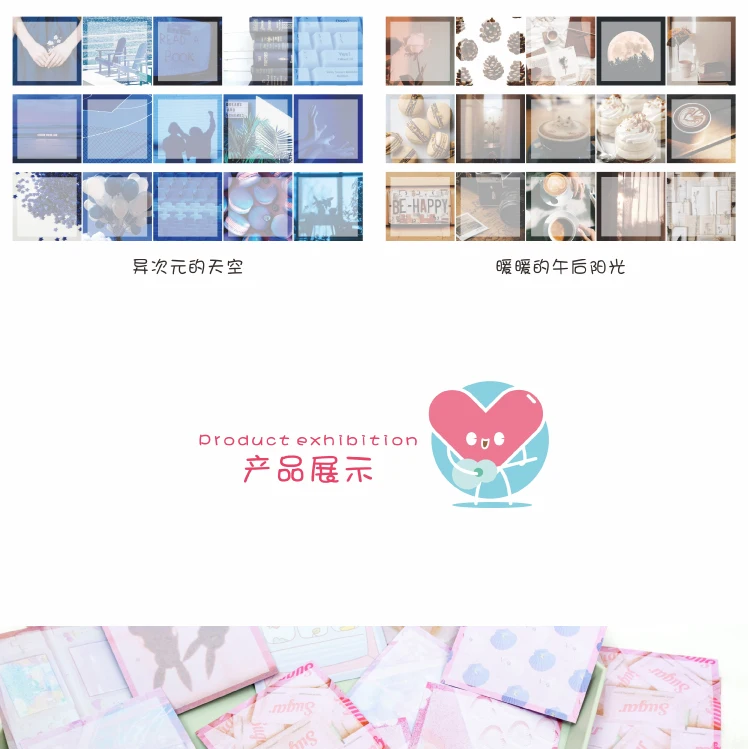 Милый блок стикеров для заметок в упаковке INS Memo Note Kawaii Sticky Note Diy Скрапбукинг наклейка Bullet Journal канцелярский школьный офисный блок