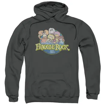 

Fraggle Rock TV Show CIRCLE LOGO Licensed Adult Sweatshirt Hoodie