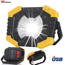

8000LM Solar LED Work Lantern Built-in Battery Spotlight Rechargeable Camping Torch