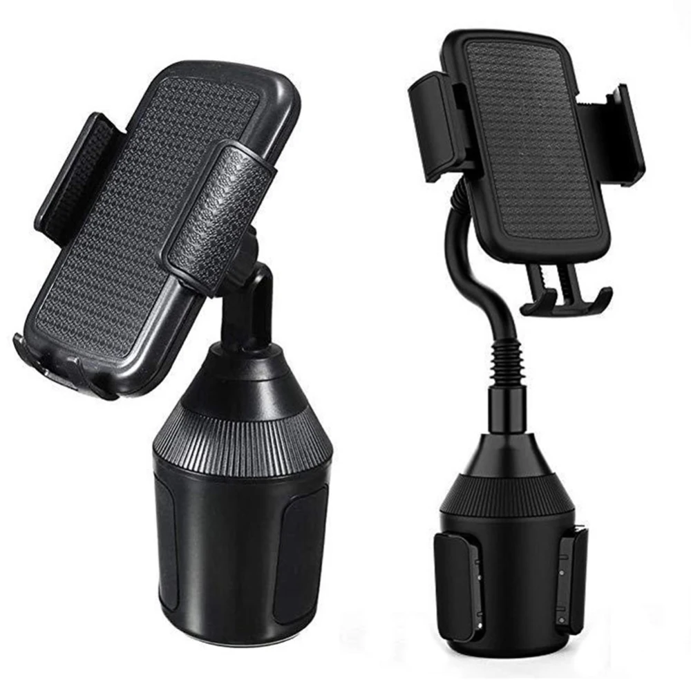 

Adjustable Cup Holder Car Phone Mount for iPhone Cell Phone Rotatable Universal Cup Holder for iPhone series for Samsung