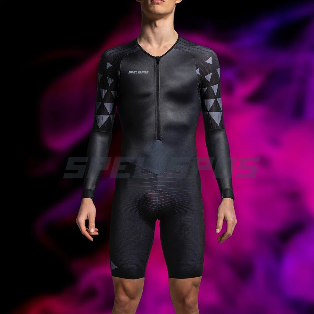 SPELISPOSTeamTriathlonCyclingSkinsuitsMenRoadBikeClothesLong