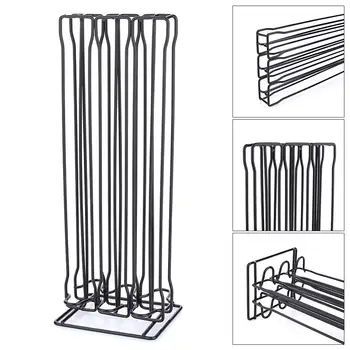 

Coffee Capsules Rack Black Stand Unrotatable Coffee Capsules Shelf Capsules Coffee Pods Holder Iron Chrome Plated Dining & Bar