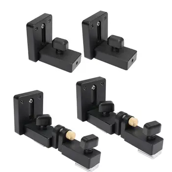 

2Pcs Profile Fence Connector for T-tracks Sliding Backing Bracket Plus with Fine Adjustment Scale for Woodworking Workbench DIY