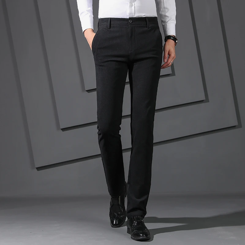 mens slim stretch trousers