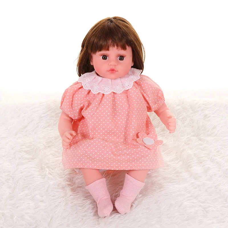 47 см Bebes Reborn baby muvieneca rebol силиконовый Reborn Super Baby Lifelike baby Bonecas baby Kid Doll toys для девочек