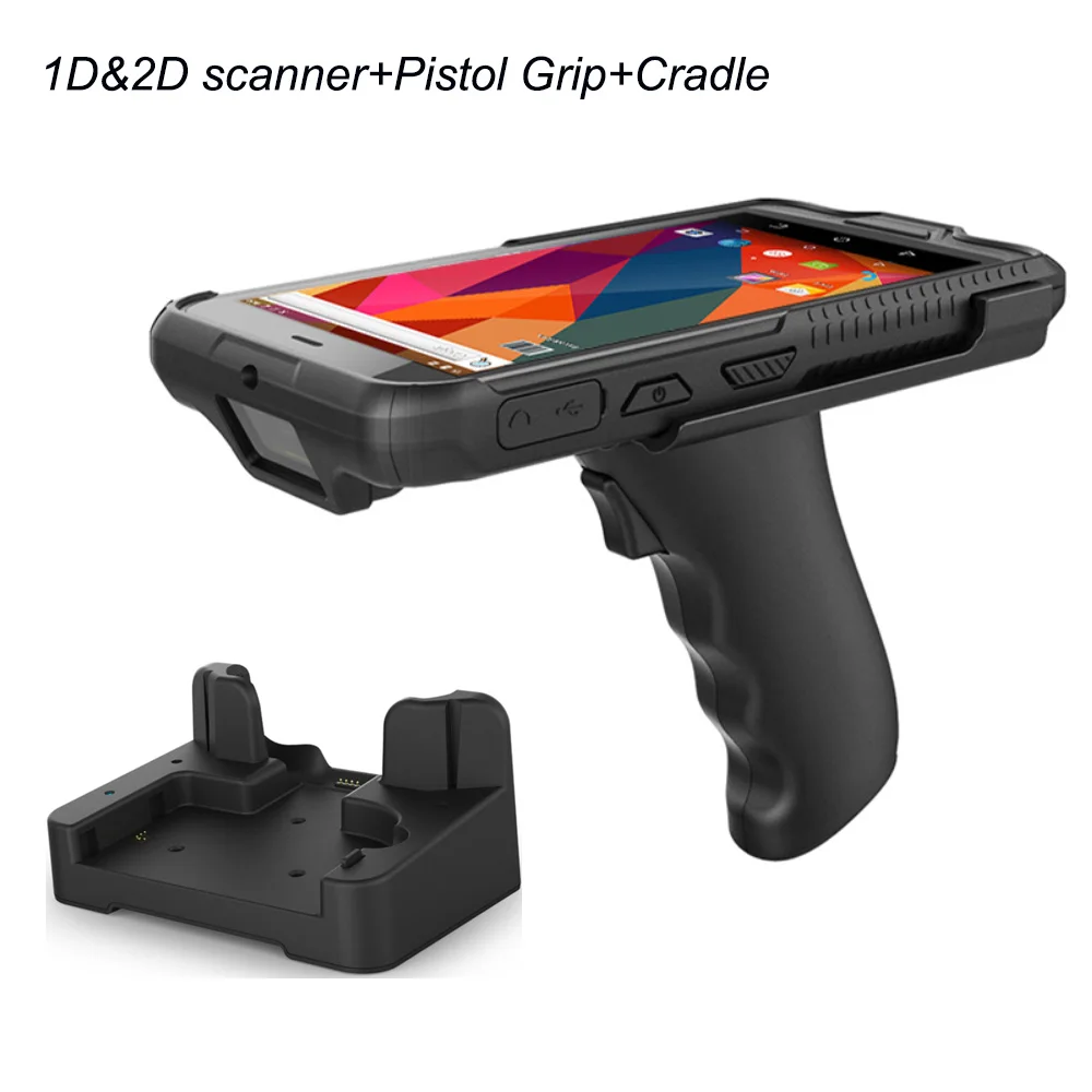 6 0 дюймовый 1D/2D сканер штрих кода QR NFC WIFI PDA Android 8 1 OS беспроводной портативный