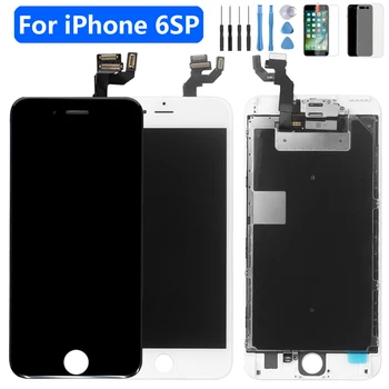 

Suitable for iPhone 6S plus LCD touch screen and replaceable LCD full screen, equipped with front camera speaker + gift