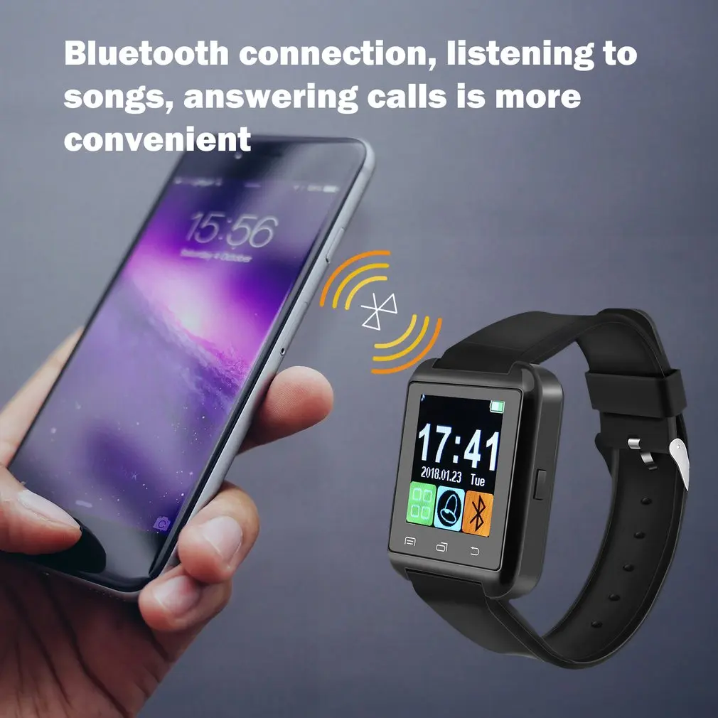 Многофункциональные Bluetooth V3.0 мужские часы EDR Смарт с телефон камера карта смарт