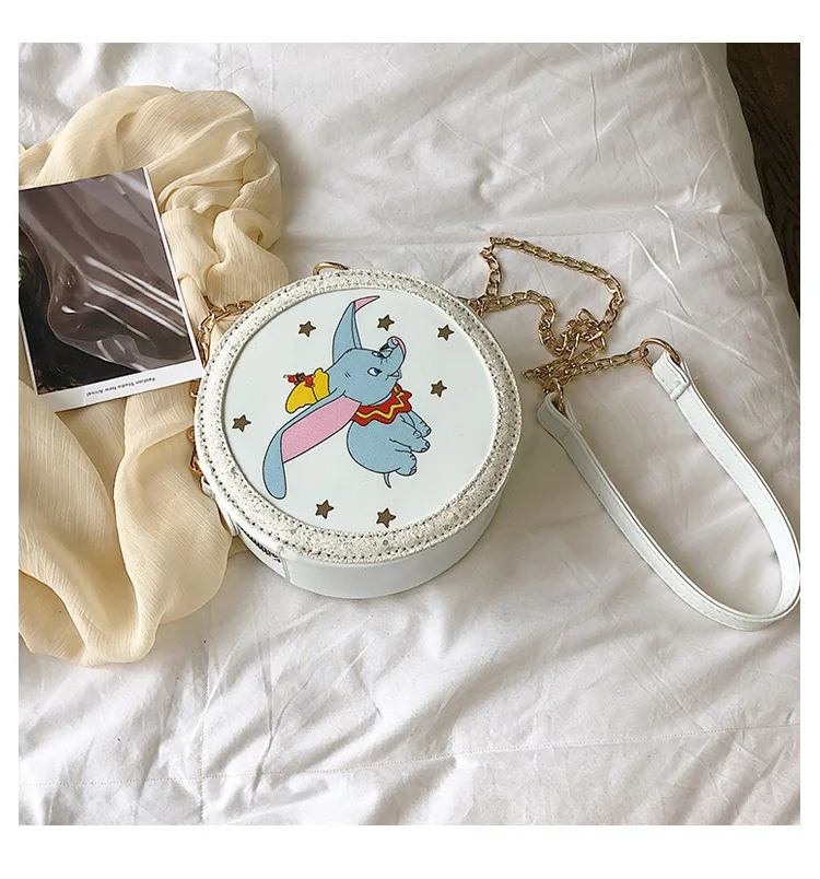 Disney Dumbo мультфильм леди сумка через плечо pu женская модная сумка Минни сумка для покупок Подарочная Одежда для куклы