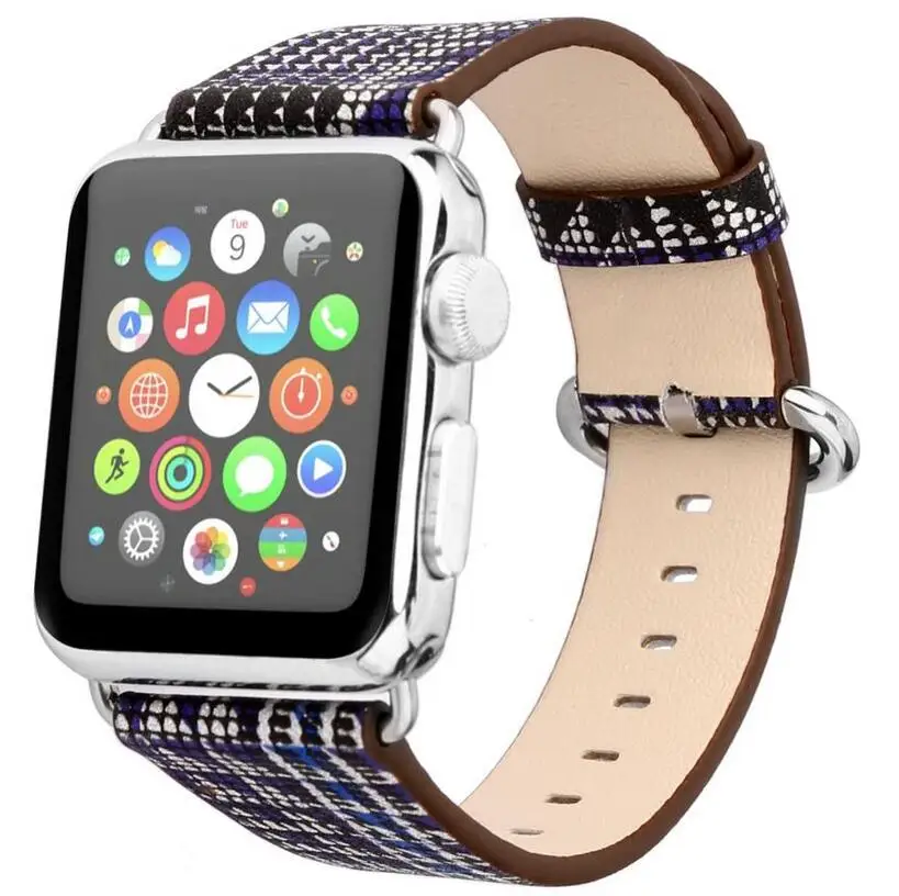Новейший ремешок для Apple Watch кожаный серии se 3/2/1 42 мм 38 браслет iwatch 6 5 4 40 44