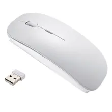 2.4GHz Computer Mouse Rechargeable Wireless Mouse Silent Mute Ultra Thin USB Optical Mice For PC Laptop