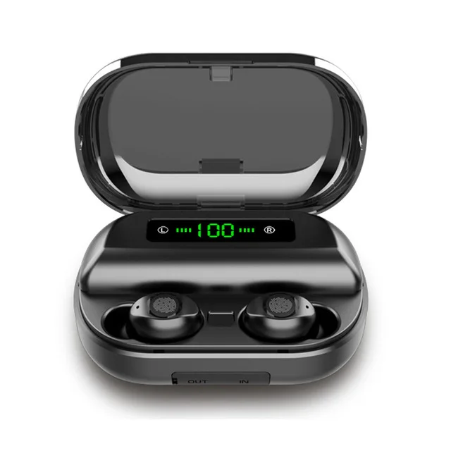 

TWS V12 Bluetooth headset, LED touch wireless headset, gaming 9D stereo bass