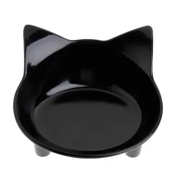 

Cute Cat Ear Modeling Pet Bowl Non-slip Dog Kitten Dishes Drink Feeding Feeder