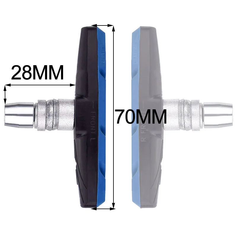 Bicycle Brake Pads 2pc Cycling Bike V Brake Holder