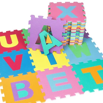 

36Pcs/set EVA foam pad alphanumeric puzzle toy color suitable for children, infants and children improve hands-on ability