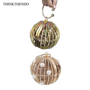 

Bead Clutch Bag Purse Bridal Handbag Wedding Ladies Evening Prom Wallet
