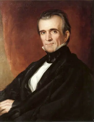 100% ручная роспись Портрет маслом на холсте: &quotJAMES K. POLK&quot 24 &quotX 36&quot|Рисование и