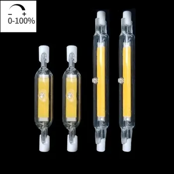 

R7S LED Bulb COB Glass Tube 78MM 20W 118MM 30W Replace Halogen Lamp 80W J78 J118 Lamparda Diode Spot Light AC 220V 230V 110V
