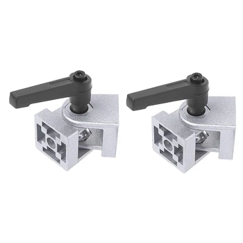 

Die Cast Zinc Alloy Flexible Pivot Joint Connector with Handle Corner Hinge for Aluminum Extrusion Profile 30S