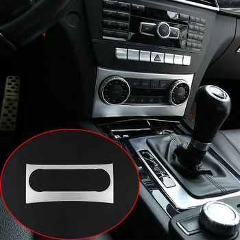 

ABS Chrome For Mercedes Benz C Class W204 2011-2014 Interior Air Conditioning Switch Panel Frame Stickers Accessories