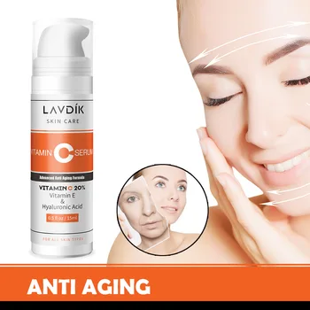 

Face Serum Vitamin C E Serum Hyaluronic Acid Skin Care Moisturizing Whitening Anti-Aging Advanced Facial Essence Cosmetic