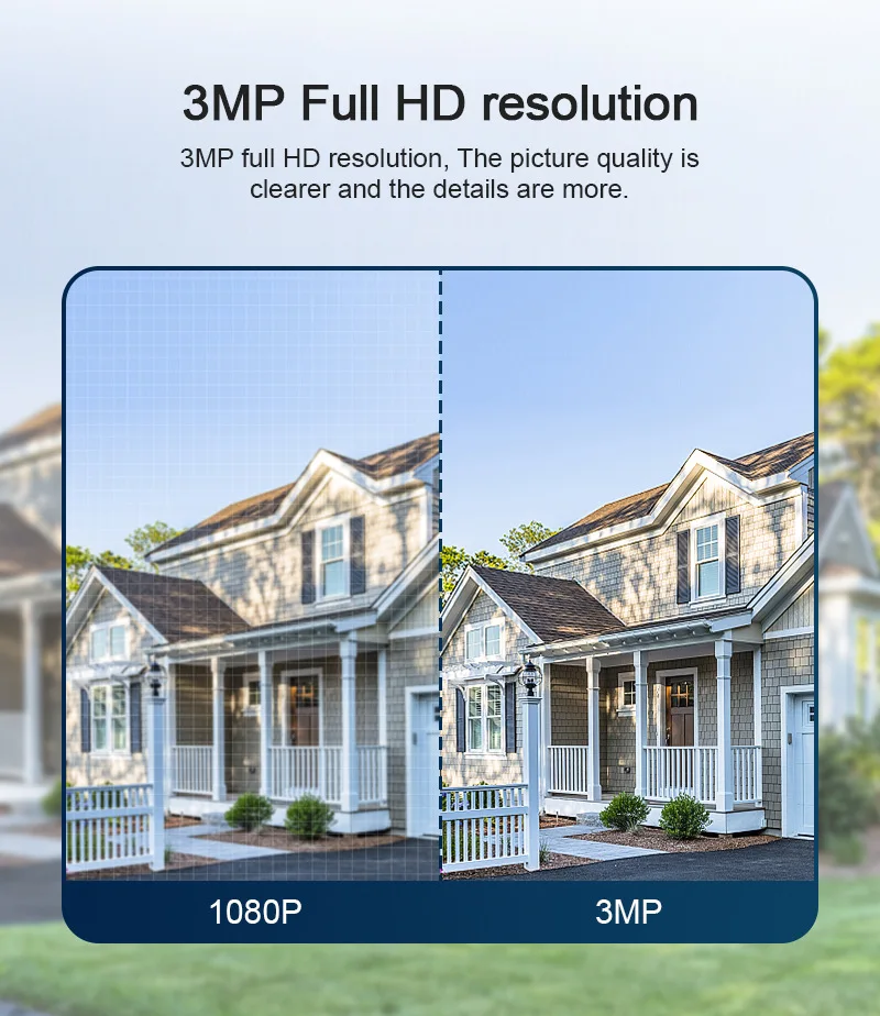 3MP Tuya smart Camera WIFI Wireless Home Security Camera IR Night Vision Two Way Audio CCTV Surveillance Pet Baby Monitor