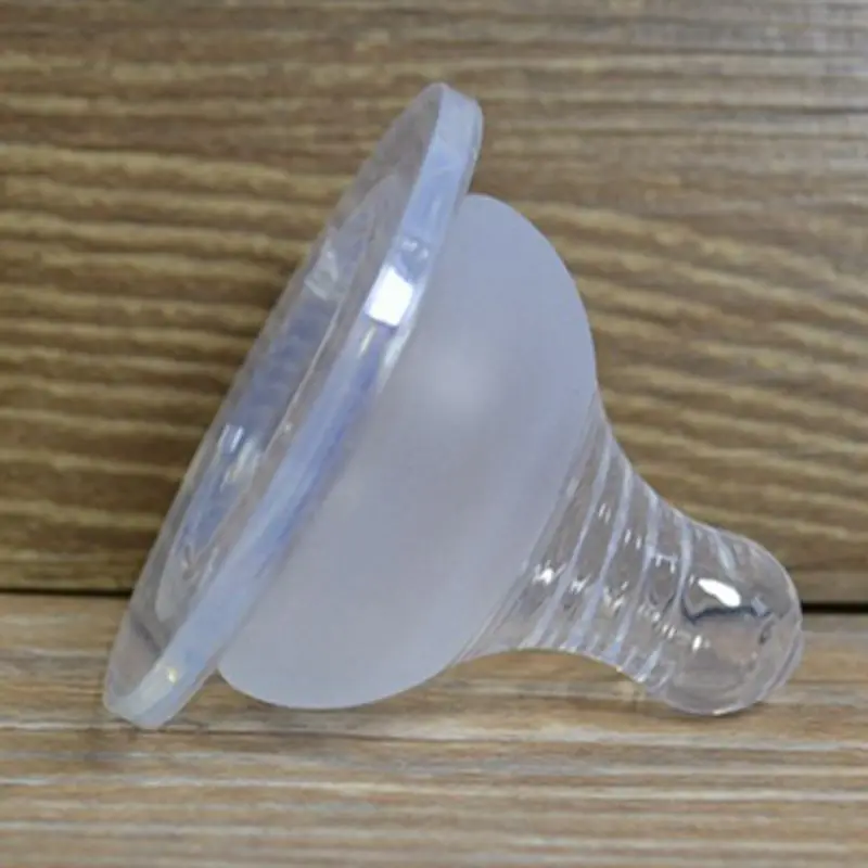 Детская широкая силиконовая детское мягкое чашку бутылочки с поперечным отверстием