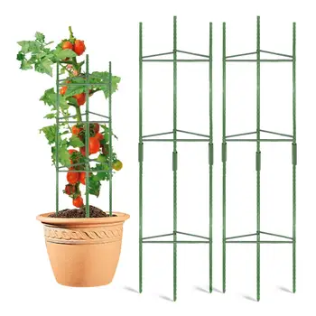 

Home Stackable Climbing Plant Support Cage Garden Flower Trellis Stand Kit Set