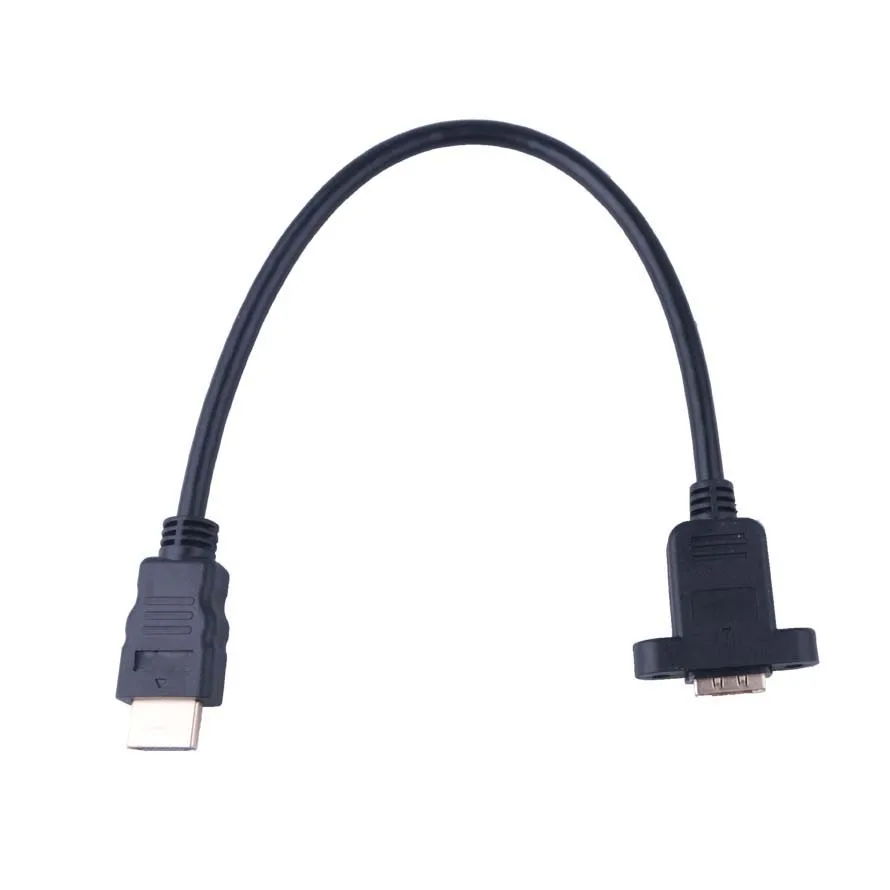 Elistooop 30cm Gold Plated Extension Cable Male To