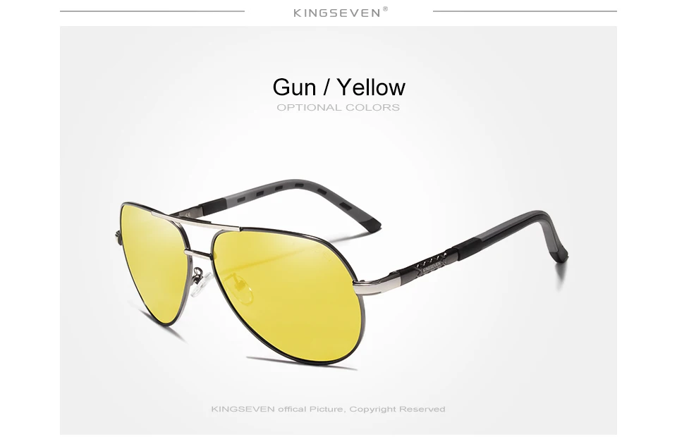 KINGSEVEN, мужские винтажные алюминиевые поляризованные солнцезащитные очки, классический бренд, солнцезащитные очки, покрытие линз, очки для вождения, для мужчин/женщин