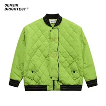 

Men's winter jacket Baseball Vintage Street Embroidered Loose Us Coat