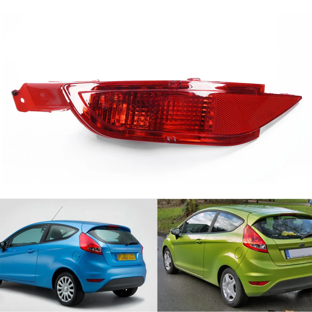 1 шт. отражатель задний фонарь красный 1x бампер бар левая сторона для Ford Fiesta 09~ 15 хэтчбек новая распродажа прочный практичный