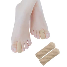 Sumifun защита пальцев и пальцев ног, тканевая гелевая трубка, повязка для ног, защита от боли в ногах, стельки для ухода за ногами, массаж здоровья