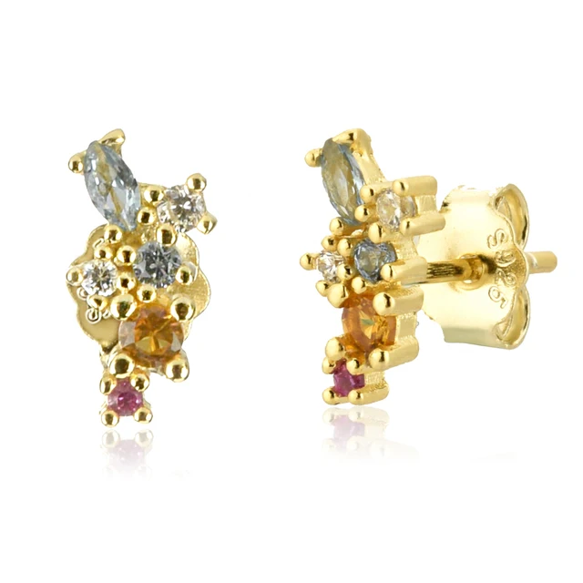 Gold Stud Earring