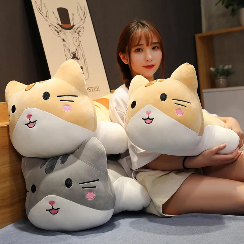 Новые милые плюшевые игрушки с шариками для кошек мягкие животными подушка куклы