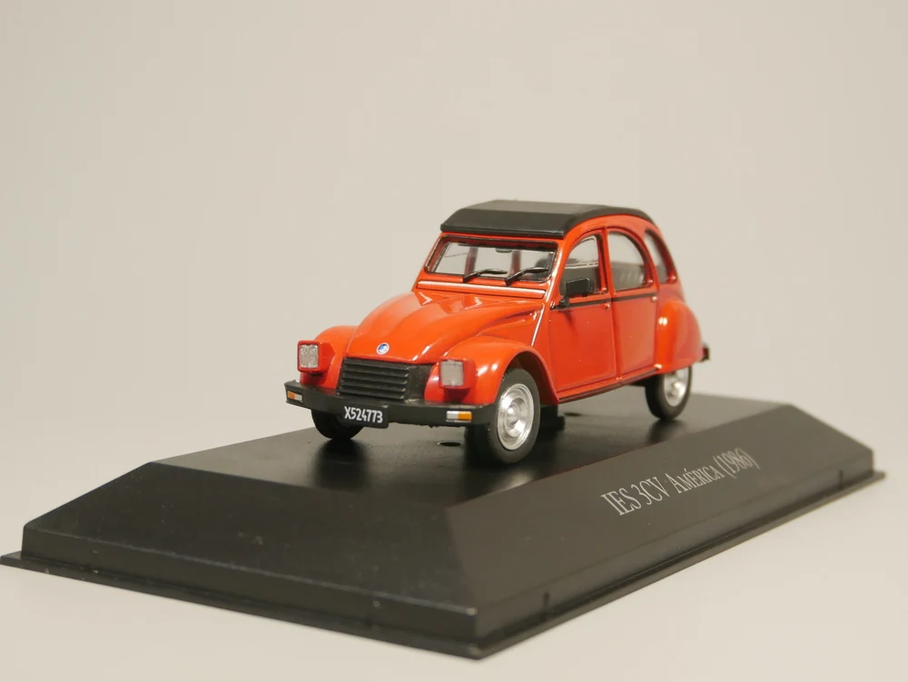 IX O 1:43 IES 3CV Америка 1986 бутик сплава автомобиля игрушки для детей Детские игрушки модель подарок оригинальная коробка