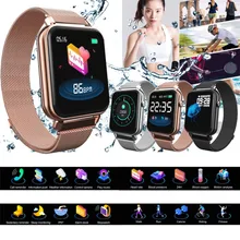 Y6 Pro Smart Watch Men Stainless Steel Smartwatch Fitness Tracker relogio inteligente Business Watches Smart Watch Android IOS