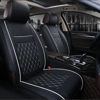 

Universal All PU Leather Car Leather Support Pad Car Seat Covers Cushion Accessories Auto Covers for Cars Seat Cover Car styling
