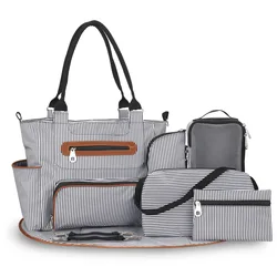 Sac fourre tout multifonction 31x16x30cm, sac de maternité pour bébé, ensembles d'accessoires poussette grande capacité, sac à couches pour maman, 2022 