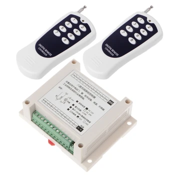 

DC 12V 8CH RF Wireless Remote Control Switch 315MHz 1 Receiver with 2 Transmitters