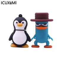 Aliexpress - Silicone U Disk Creative Pendrive Usb 2.0 4GB 8GB 16GB 32GB 64gb 128gb  Lovely Cute Penguin  Pen Drive Usb Flash Drive