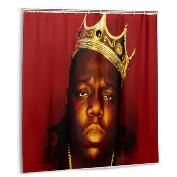 

The Notorious B.I.G Shower Curtain with Hooks bathroom Waterproof Polyester Fabric