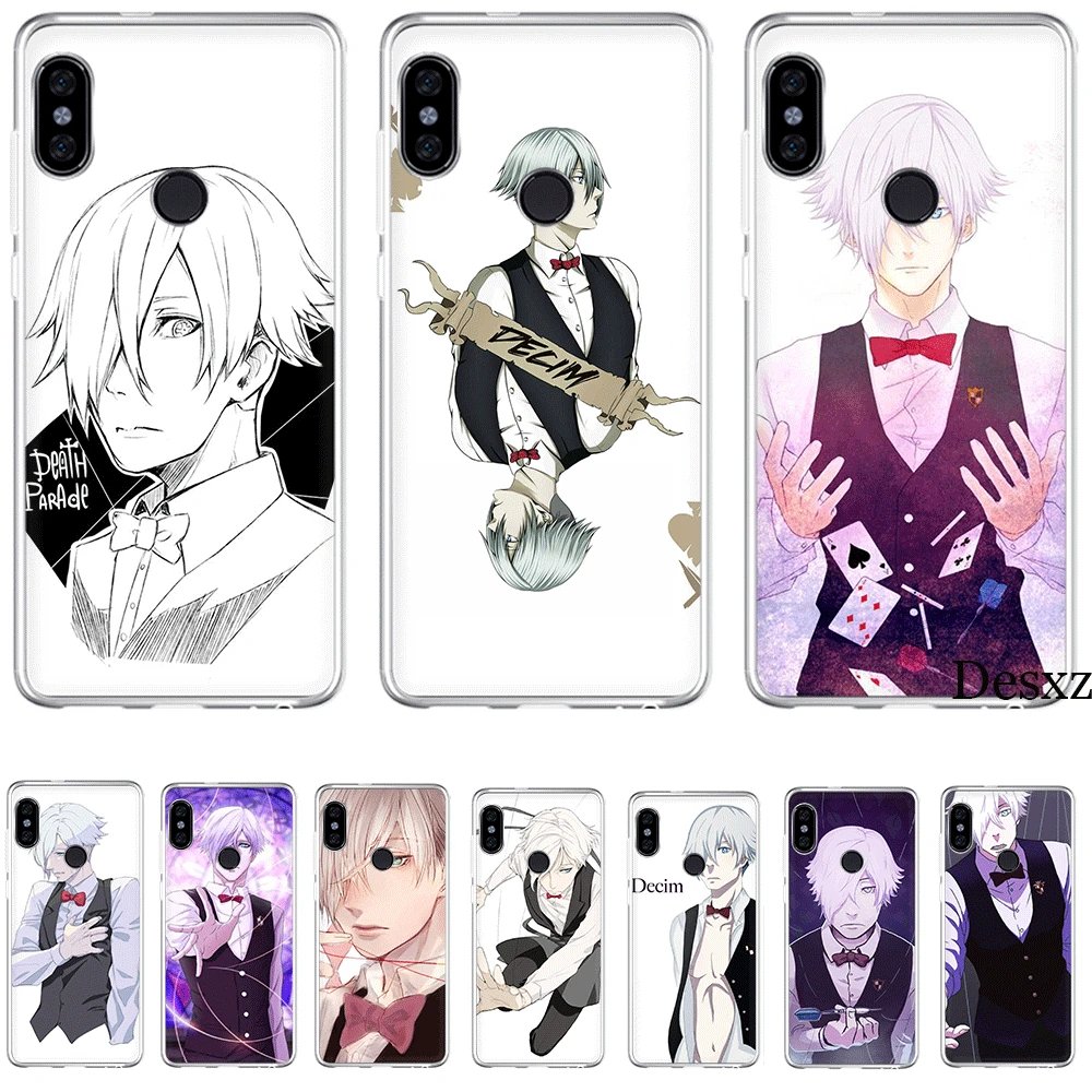 Mobile Phone Case For Xiaomi Redmi Note 7 8 8T 6 5 Pro 4 4X 5A Cover Protection Dekim Death Parade | Мобильные телефоны и
