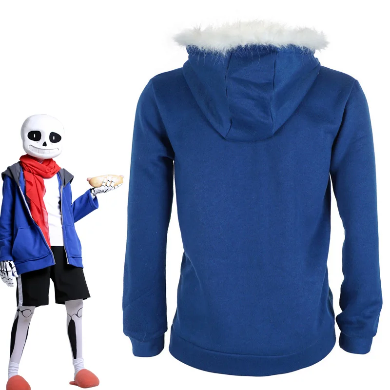 Костюм для косплея Sans Undertale толстовки маска новый каркас куртка без рисунка