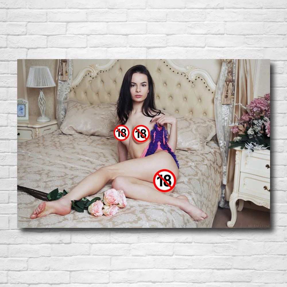 Modelo Sexy de chicas desnudas, carteles artísticos fotográficos sin  censurar, impresión en lienzo, pinturas artísticas de pared para decoración  de la habitación del hogar - AliExpress