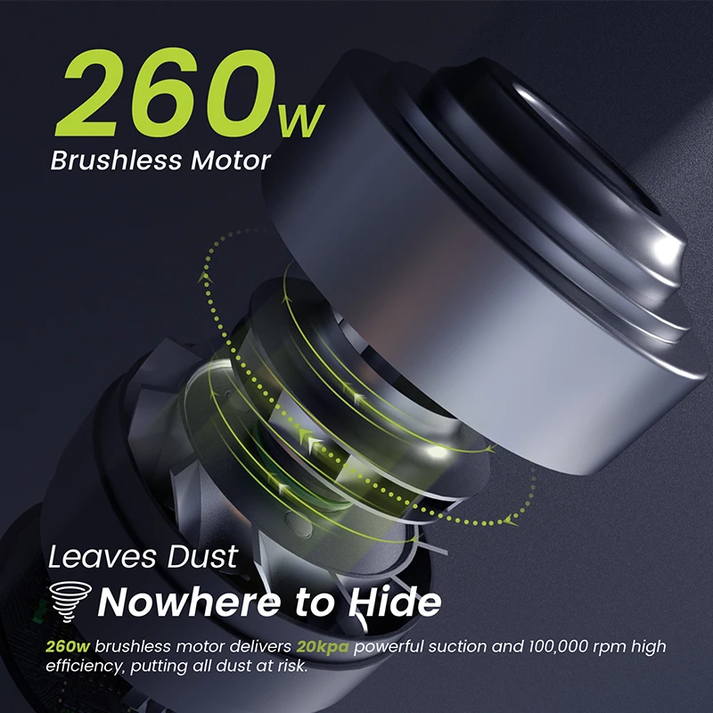 US $159.37 KYVOL VB20MQ Handheld Vacuum Cleaner 20000Pa Strong Suction Power ThreeSpeed Mode Hand Stick Wireless Smart Home Efficient