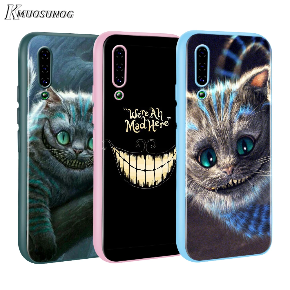 

Alice in Wonderland Cheshire Cat Baseus Candy Color Cover for Xiaomi Mi NOTE 10 9 8 Pro 9T SE A1 A2 A3 CC9 SE Lite F1 Phone Case